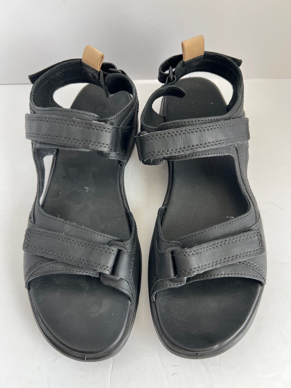 ECCO Offroad Black Nubuck Leather Sport Trail Walking Sandals Women 42 US 11